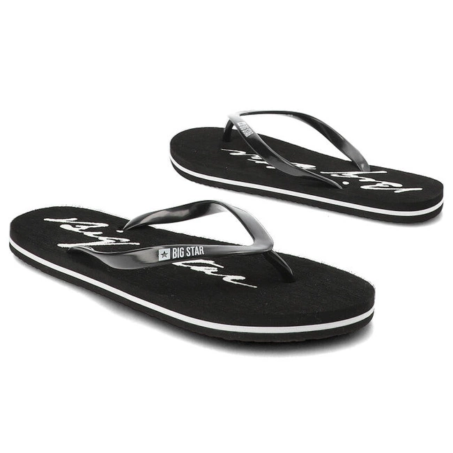 Šľapky Big Star - LL274761 Czarny
