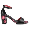 Sandále Espirito - S379/0/6 Czarna Koza/Tulipan