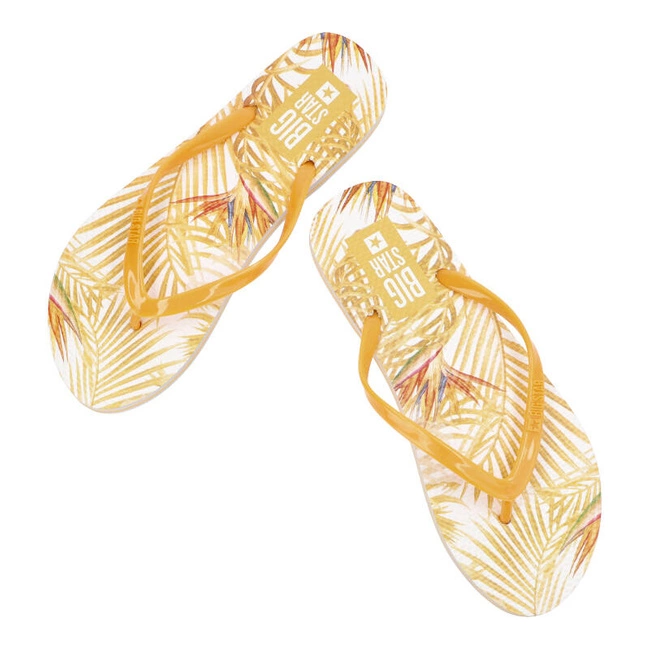 Šľapky Big Star - LL274819 201 Żółty