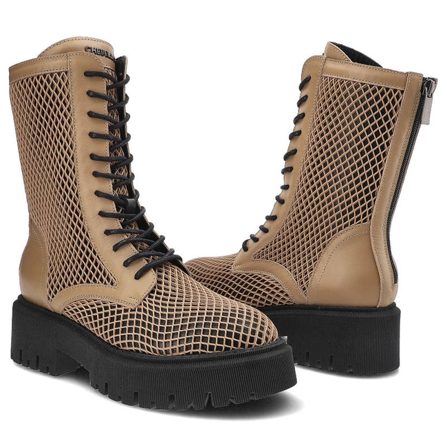 Členkové Topánky Chebello - 2794_-299-000-MIC-S158 Beżowy