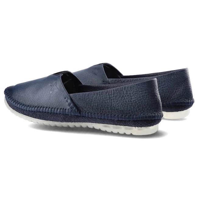 Baleríny Maciejka - 01930-17/00-0 Granat Jeans