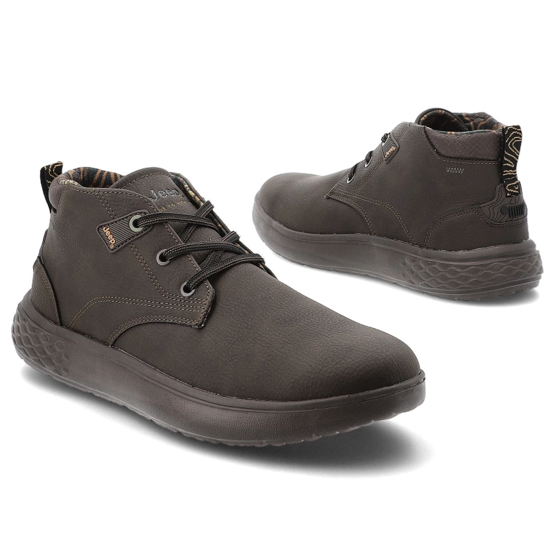 Členkové Topánky JEEP - Kobi Desert JM52122A 030 DK.Brown