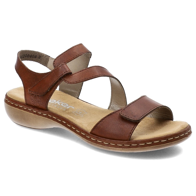Sandále Rieker - 659C7-24 Brown