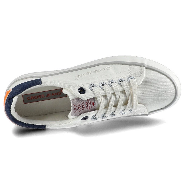Plátenky Cross Jeans - FF2R4080C Biały