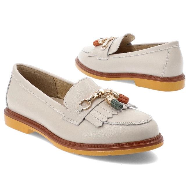 Poltopánky S.BARSKI - LR51-768 Beige/Orange