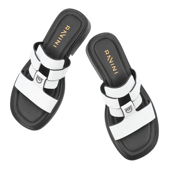 Šľapky RAVINI - 149.3868 Biały 77 T SYH