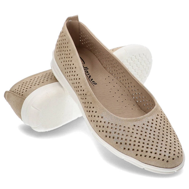 Baleríny Pollonus - 5-1499-008 Beż