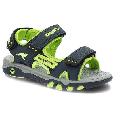 Sandále Kangaroos - 18867 000 4054 K-Celtic Stan Dk Navy/Lime