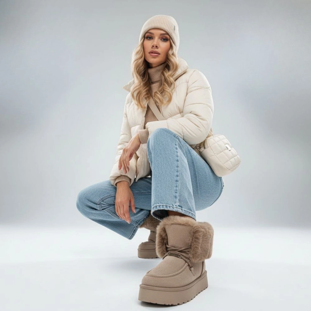 Snehule BIG STAR - SS274114 Beż