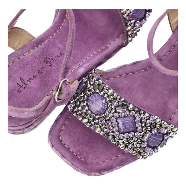 Sandále Alma en Pena - V23509 Suede Violet