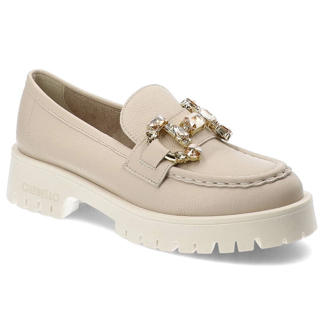 Mókazíny Chebello - 4369_-157-000-PSK-S173 Beżowy Jasny