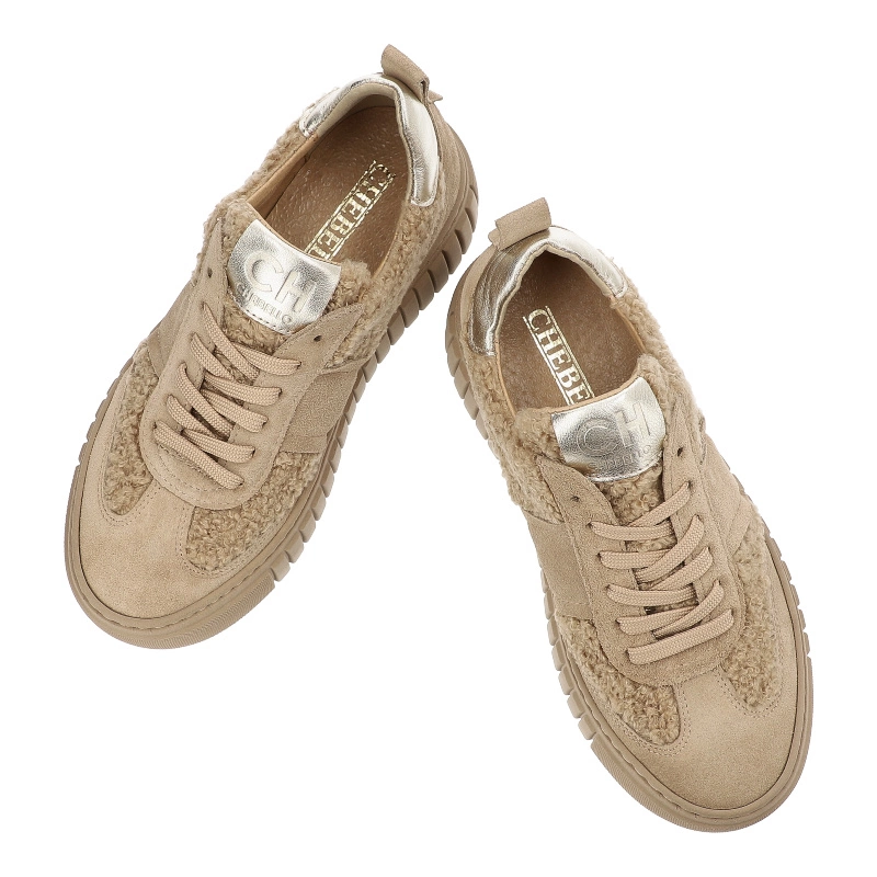 Tenisky Chebello - 4584_-084-000-PSK-S357 Beżowy