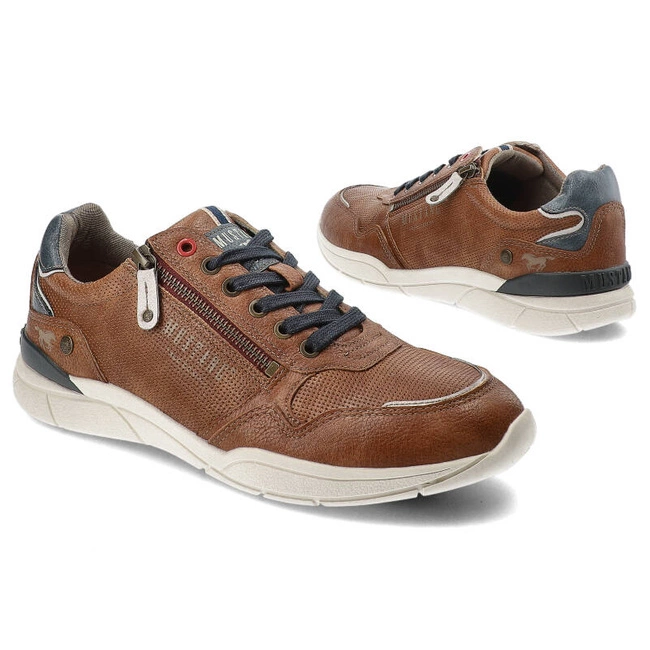 Poltopánky Mustang - 4138-309-307 Cognac 4138309-307