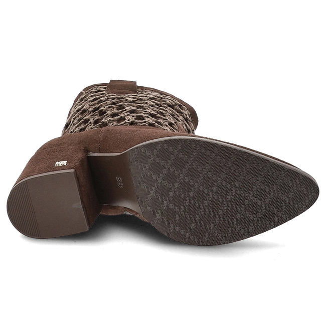 Členkové Topánky KARINO - 5868/015-L Mokka/Welur