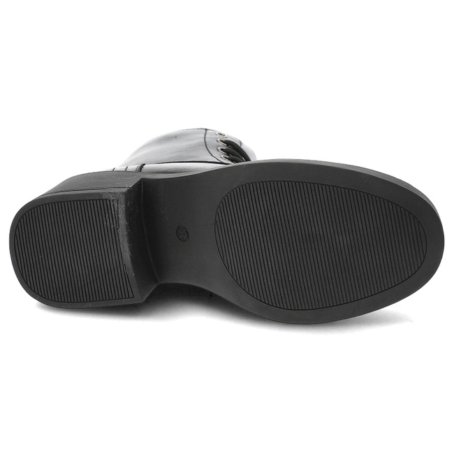 Šnúrovacie Členkové Topánky Cambell - 24-29300BK Czarny