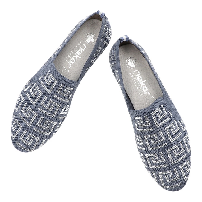 Baleríny RIEKER - 51953-12 Blue