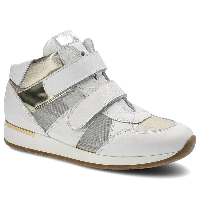 Tenisky Karino - 1652/143-P Biały/Złoty