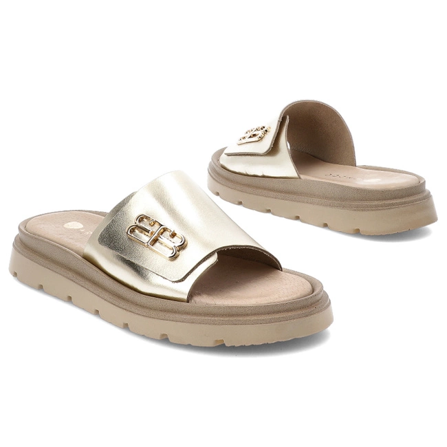 Šľapky ARMODO - 40442 Bf.Złoto+Zł.