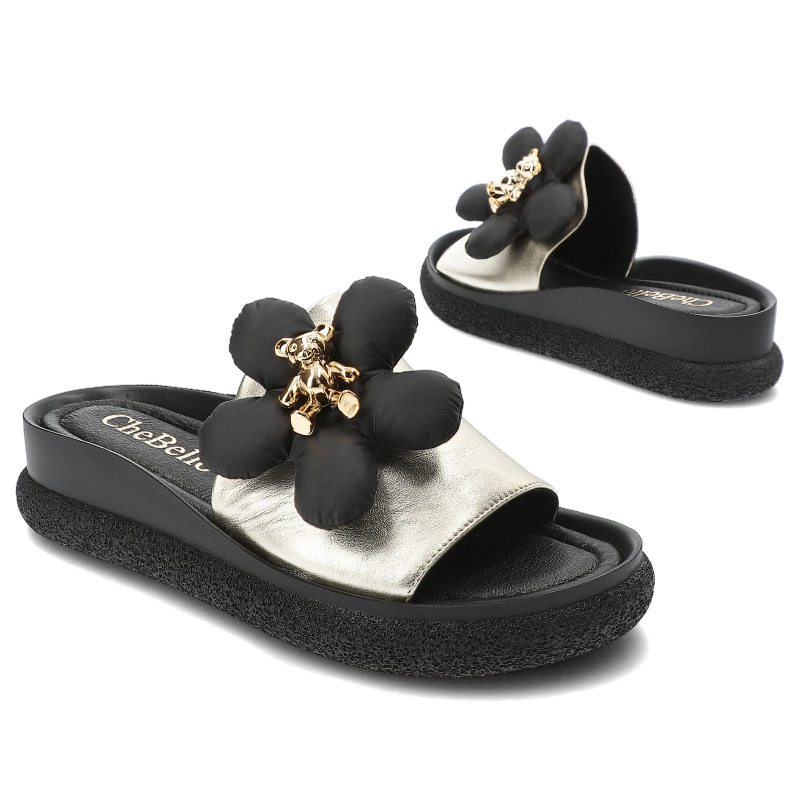 Šľapky Chebello - 4420_-053-000-PSK-S281 Złoty