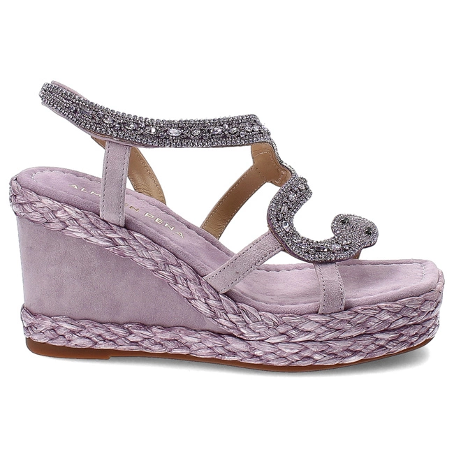 Sandále Alma en Pena - V240989 Suede Lilac