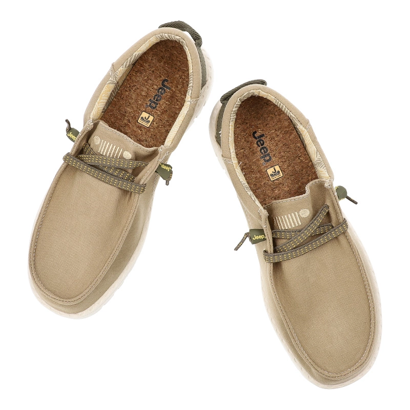 Poltopánky JEEP - Samoa Wallabee Cvs JM51032A 036 Khaki