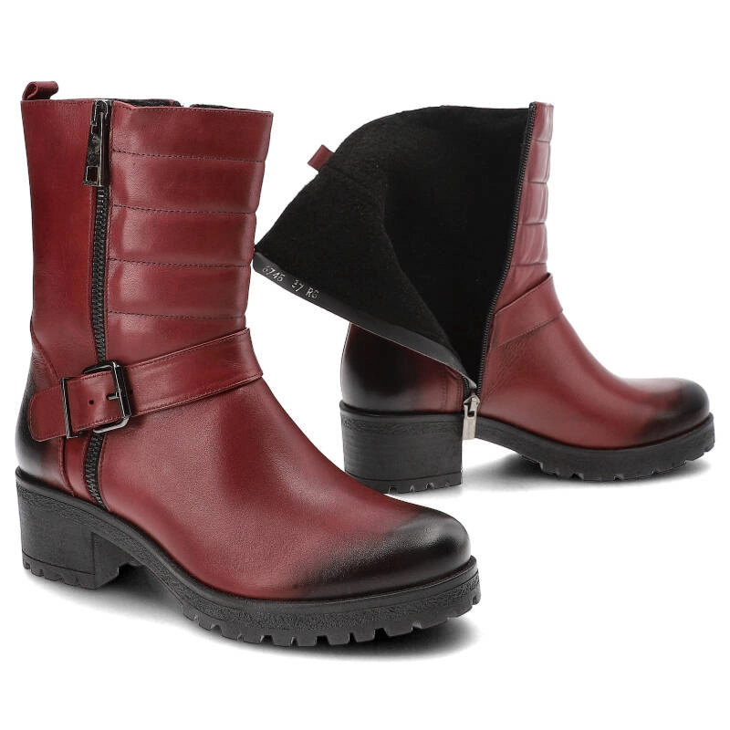 Členkové Topánky Baldaccini - 674500-9 Bordowy Negril Porpora