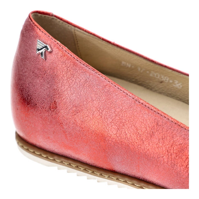 Baleríny Karino - 2038/108-P Czerwony