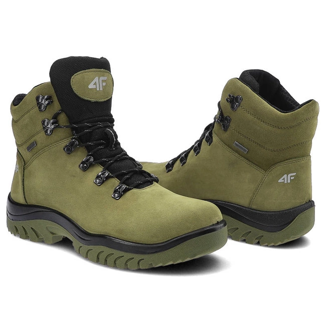 Trekingové Topánky 4F - H4Z21-OBMH255 Zielony 45S