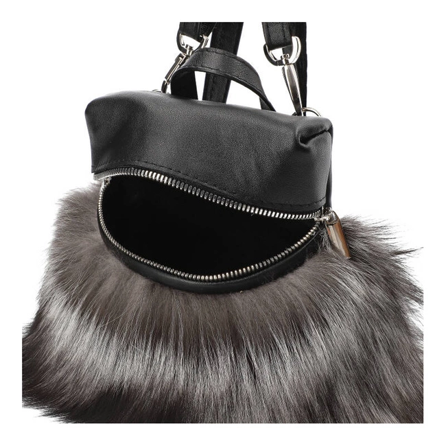 Kabelka Luka-Pelli - T32-11 Z Naturalnym Futrem Z Lisa