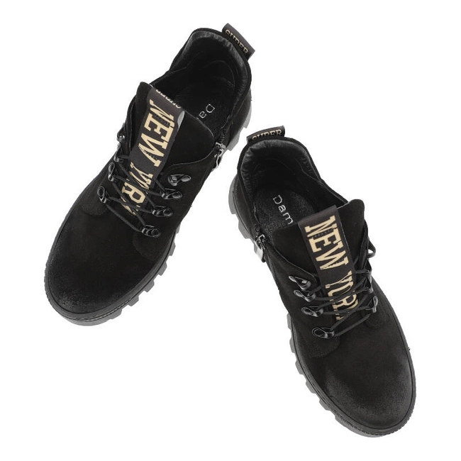 Členkové Topánky Damiss - DS-735 Czarny Welur