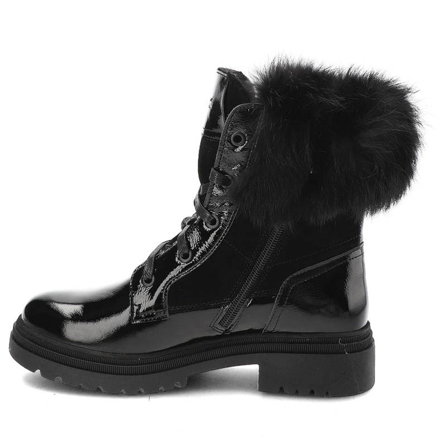 Členkové Topánky Pollonus - 5-1453-002 Czarny Naplak+Welur