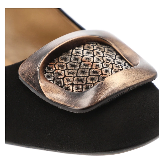 Lodičky ESPIRITO by DAREX - C-1245/2 Cz.Zamsz+Ozd