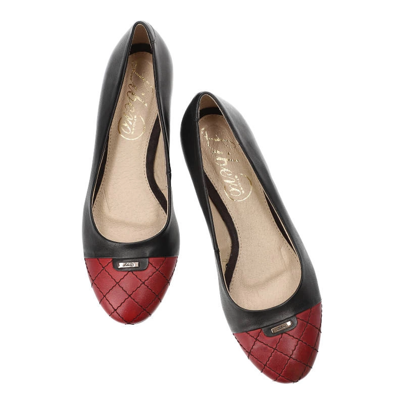 Poltopánky Libero - 4490 Czarny/Bordo 74/8