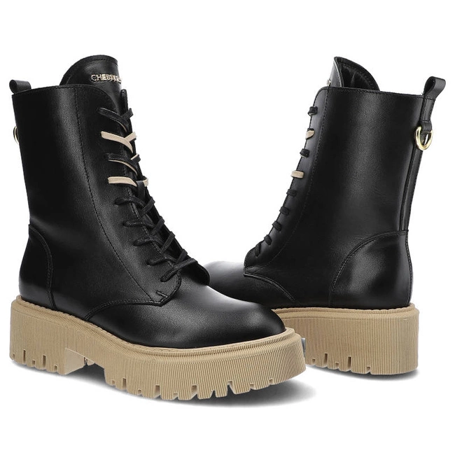 Členkové Topánky Chebello - 2800_-300-000-MIC-S158 Czarny