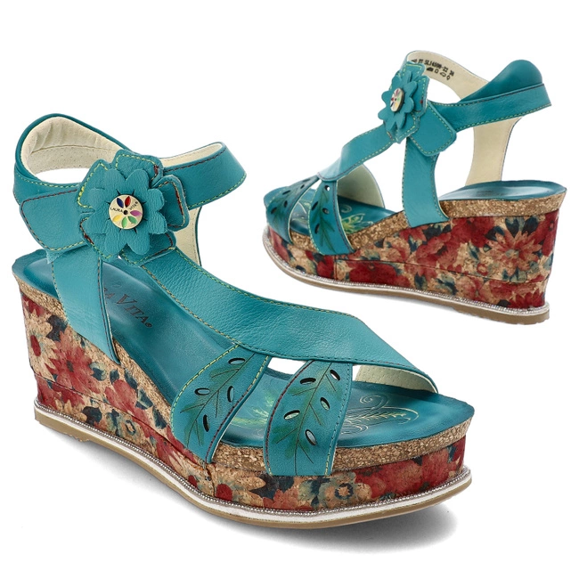 Sandále Laura Vita - Hacdeo 22 SL14598-22 Turquoise