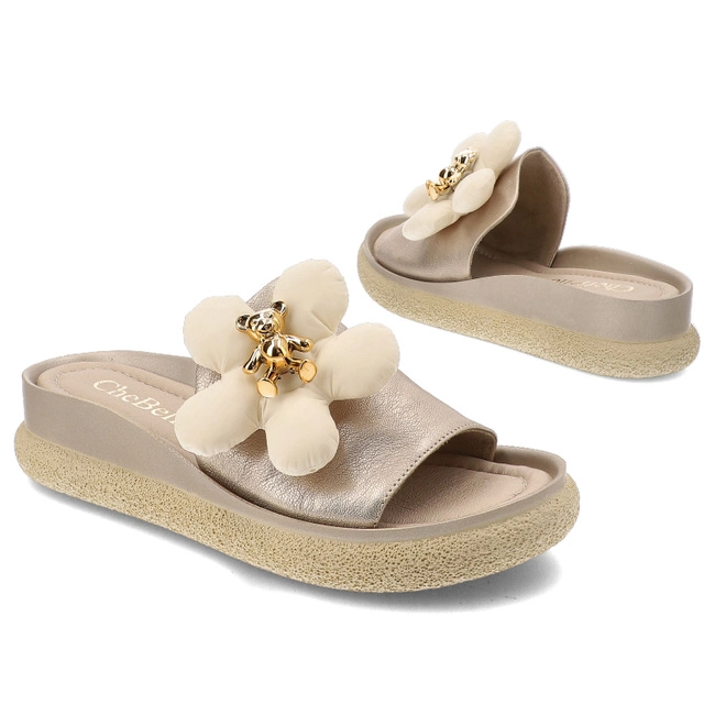 Šľapky Chebello - 4420_-046-000-PSK-S281 Platyna