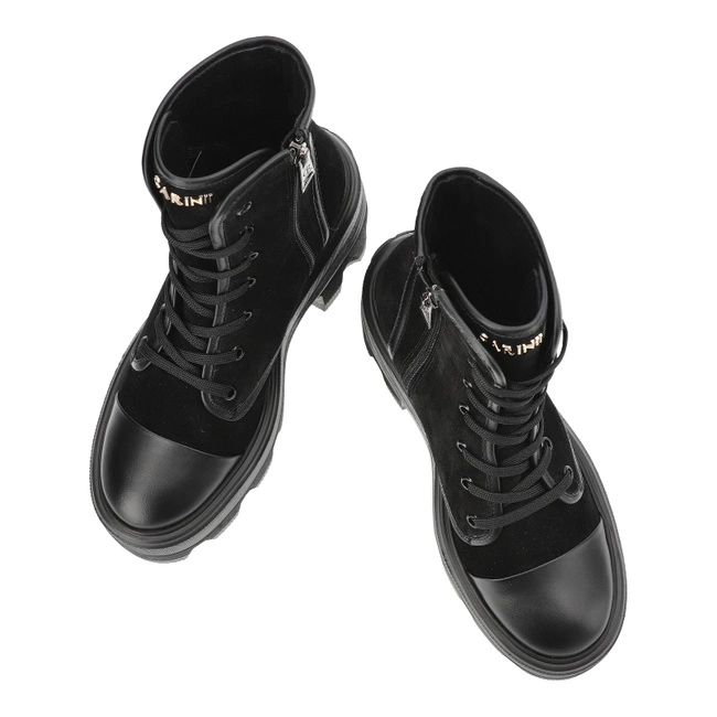 Členkové Topánky Carinii - B9884_-T79-H20-000-G67 Czarny