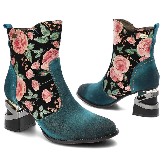 Členkové Topánky Laura Vita - Orlyo 03 SL8070-3 Niebieskie