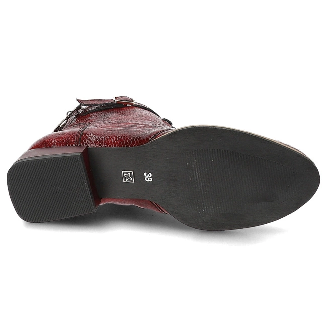 Šnúrovacie Členkové Topánky Maciejka - 5743A-08/00-8 Czerwony