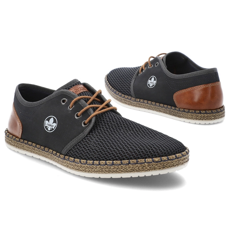 Poltopánky RIEKER - B5249-14 Blue Combination