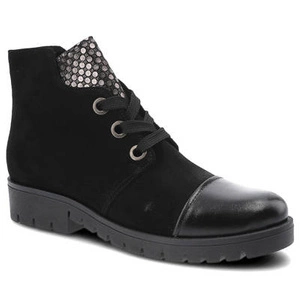 Členkové Topánky Gamis - 3542 K8/Czarny Welur