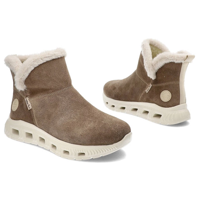 Členkové Topánky Rieker - M6050-64 Beige