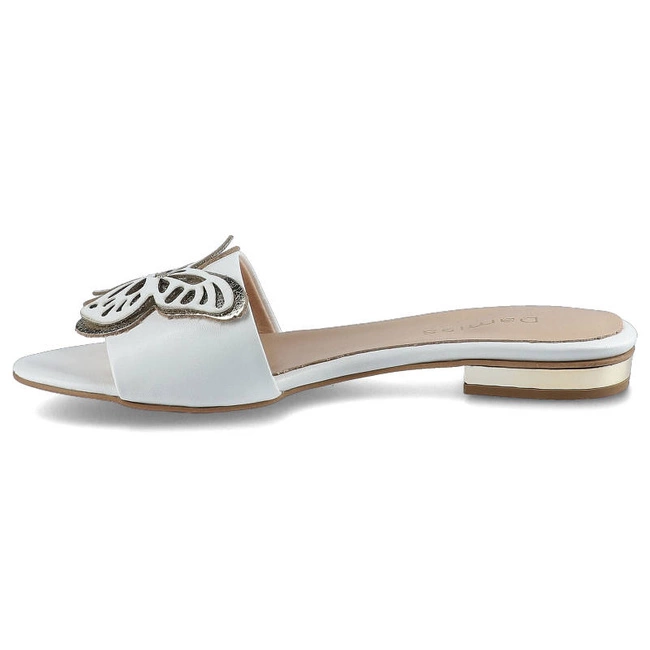 Šľapky Damiss - DS-519 Białe Lico