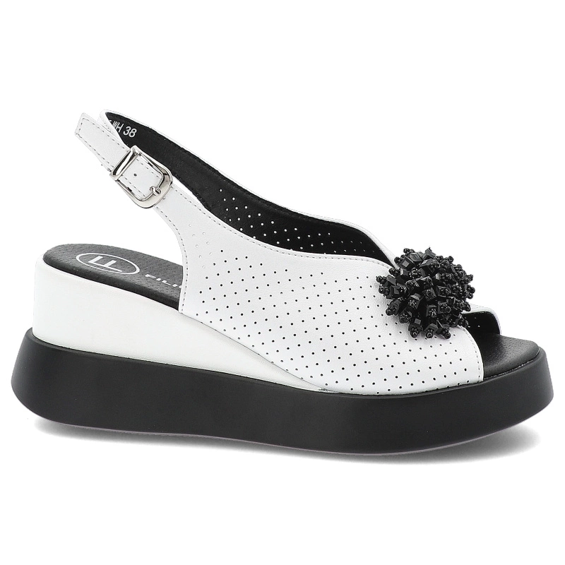 Sandále FILIPPO - DS6076/25 WH Biały