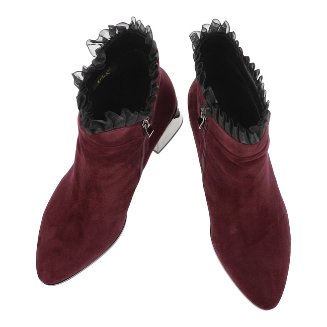 Členkové Topánky S.BARSKI - MR52-127 Wine