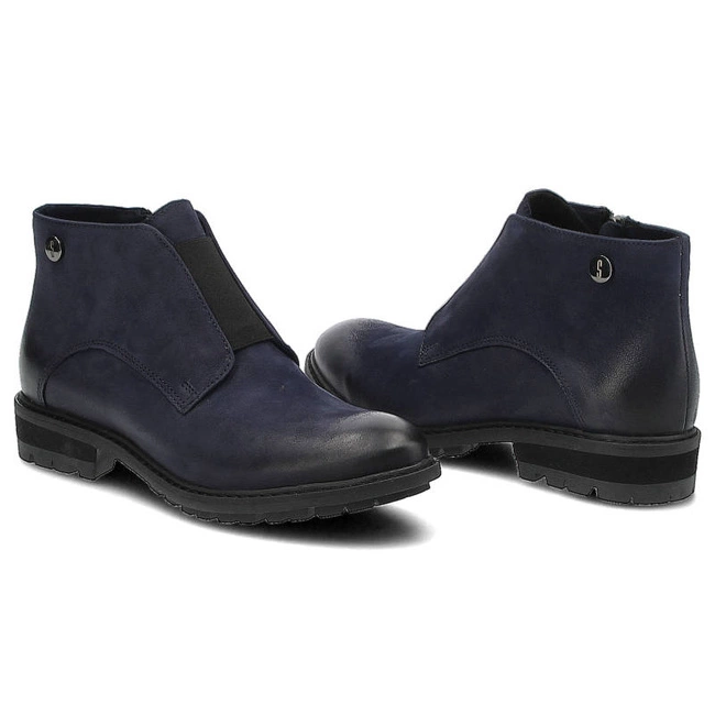 Členkové Topánky Simen - 8640 Granatowy C20 Denim