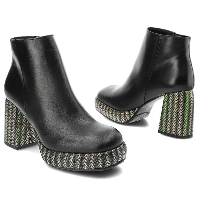 Členkové Topánky Armodo - 9767 Czarny 39/2767