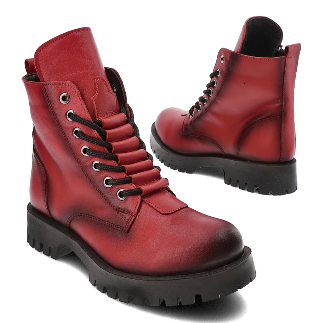 Členkové Topánky Artiker - 55C1359 Red