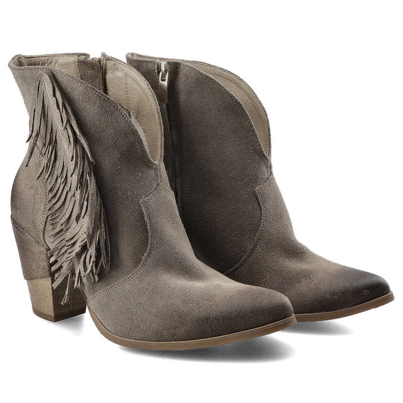 Členkové Topánky Exquisite - 1196 Almond Welur