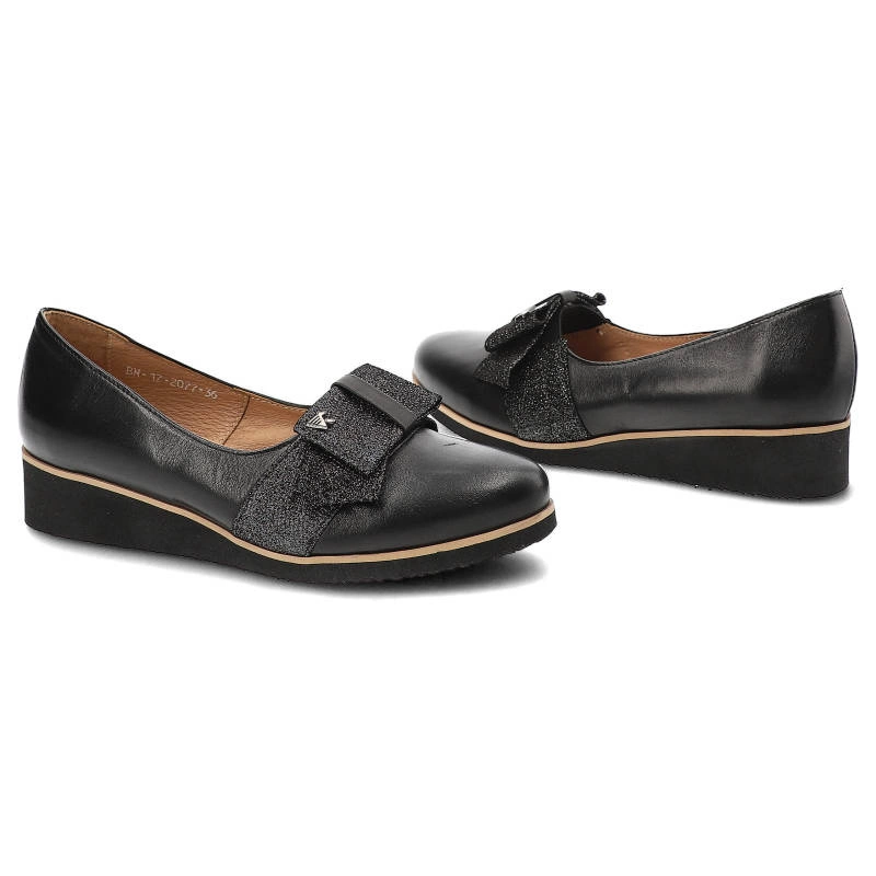 Poltopánky Karino - 2077/126-P Czarny Licowy